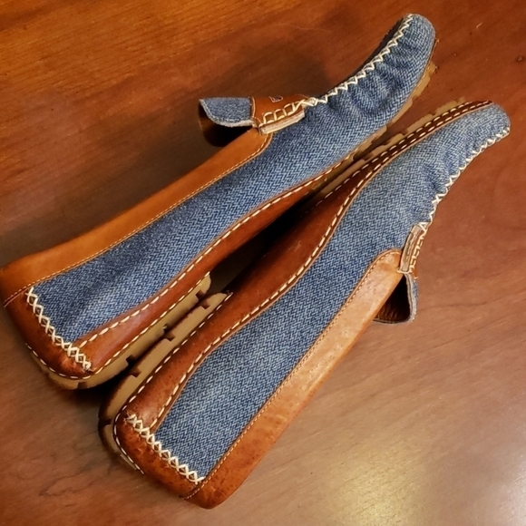 Moreschi Bahamas Nubuck Suede Driving Mocs Made in Italy 38.5 Unisex VGUC - Picture 3 of 10